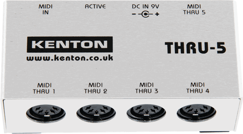 Kenton Thru-5 MIDI thru box